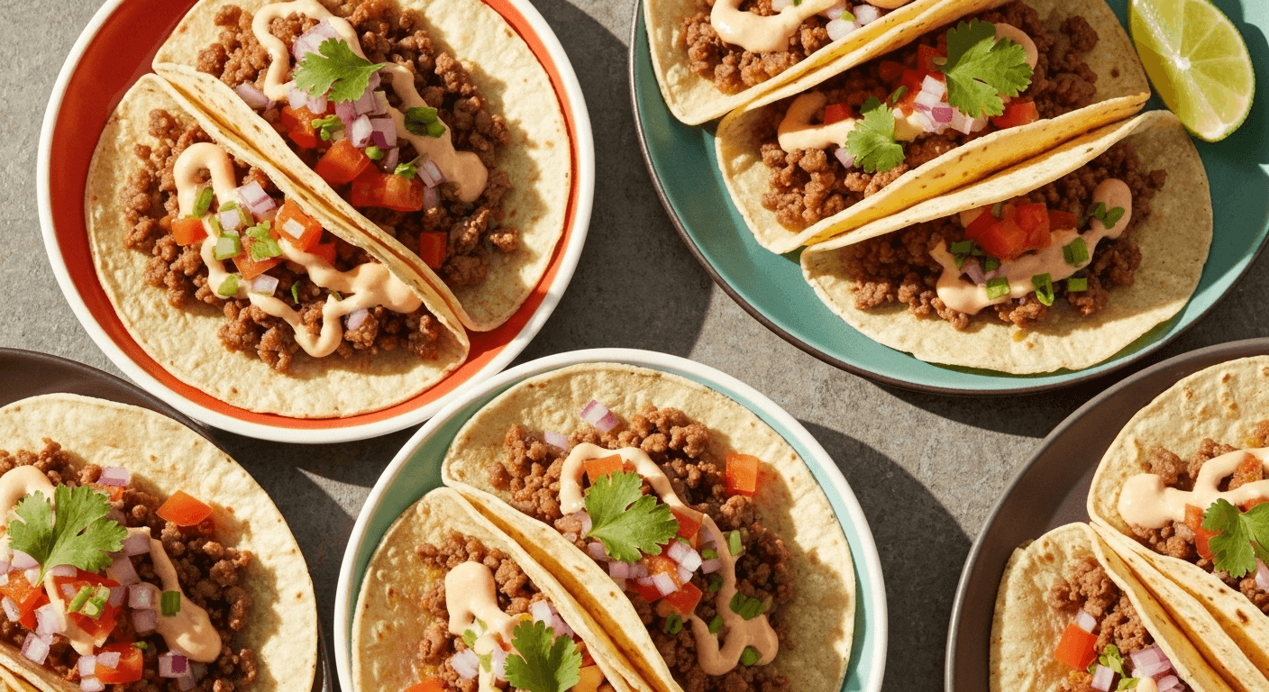 Quick Ground Beef Tacos