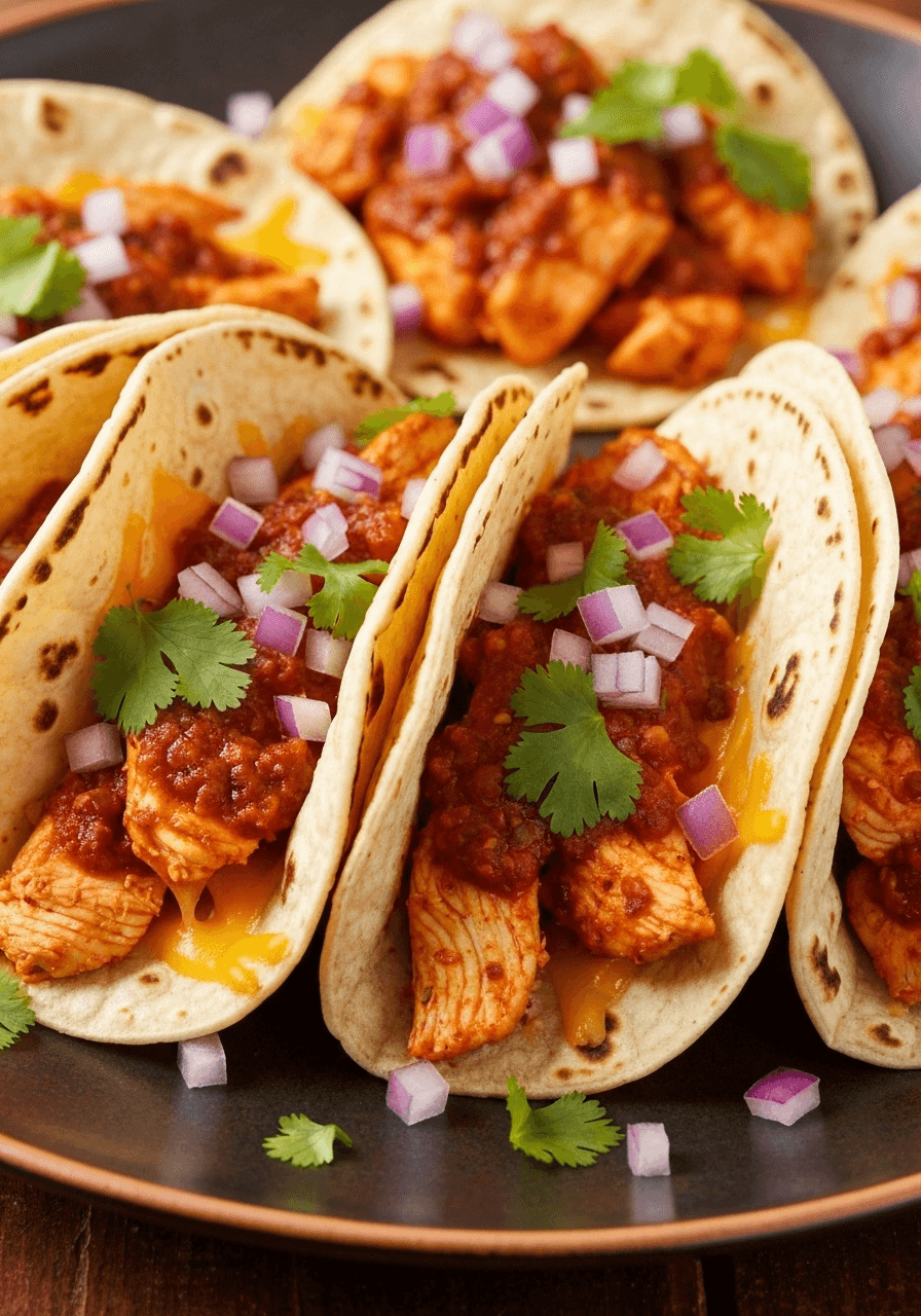 Spicy Chipotle Chicken Tacos