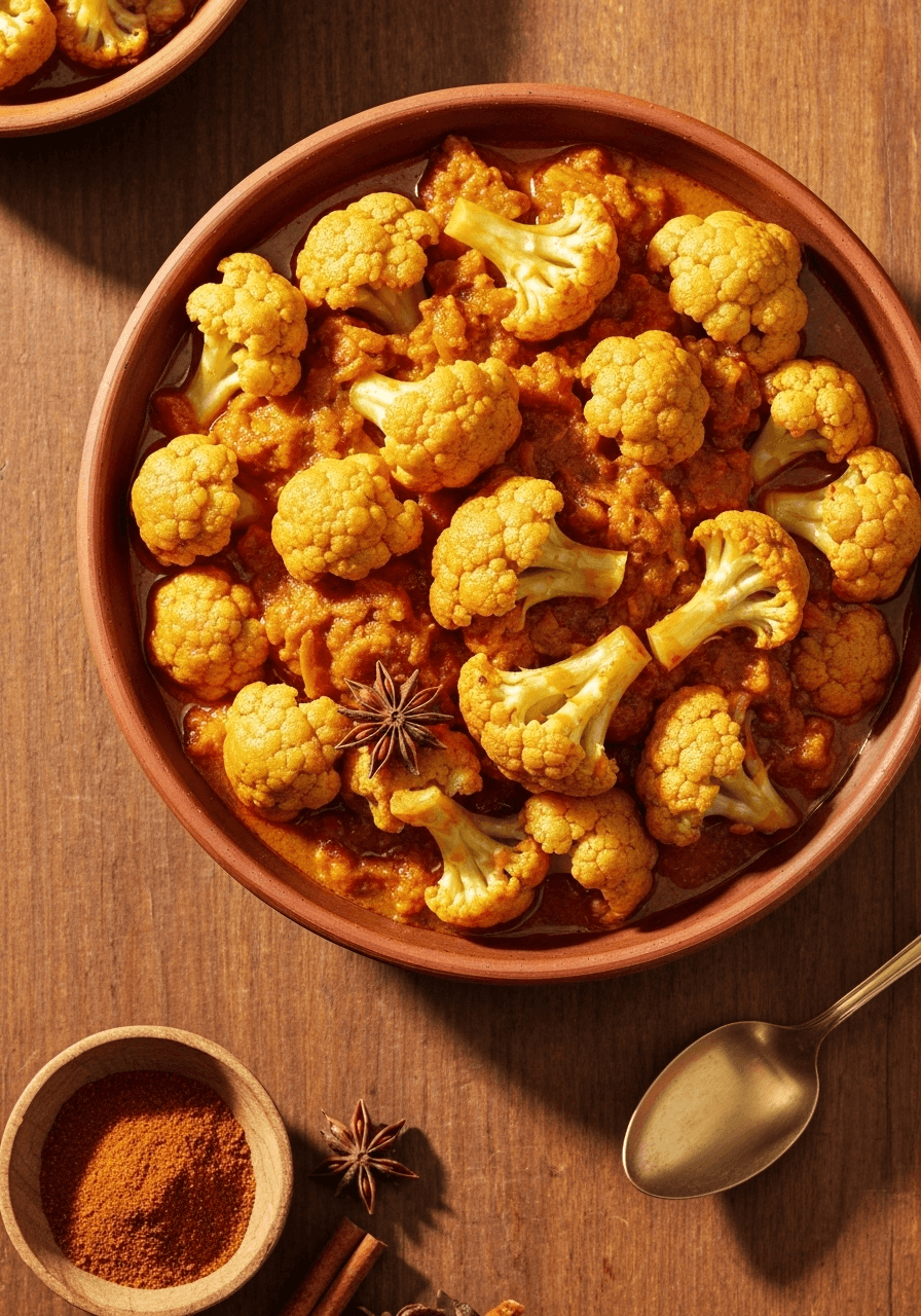 Spicy Ayurvedic Cauliflower Curry