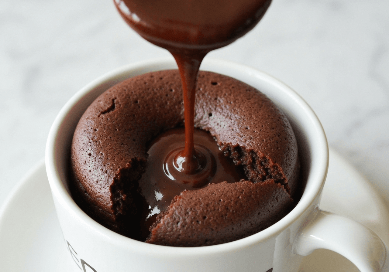 Decadent Chocolate Lava Mug Cake