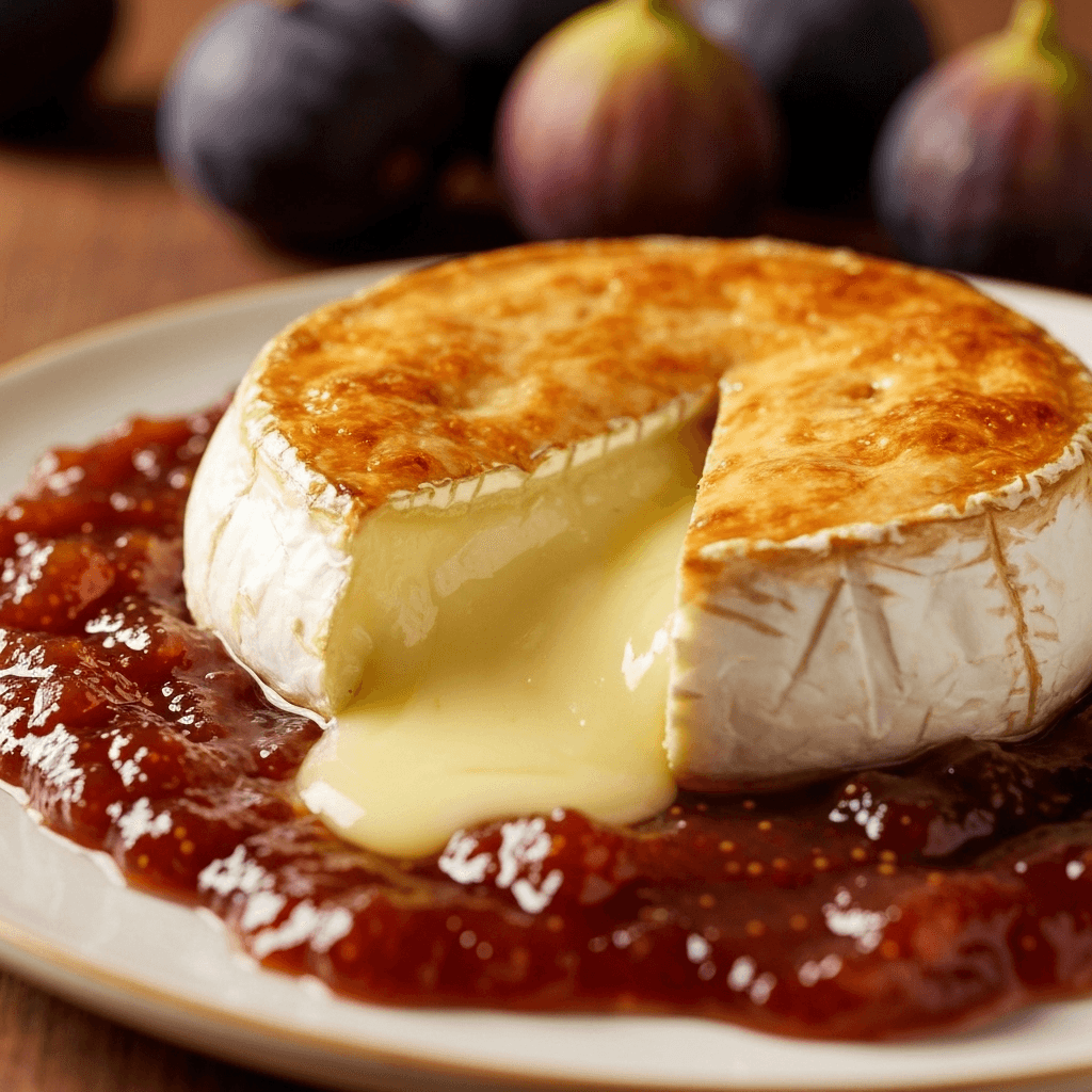 Baked Brie with Fig Jam