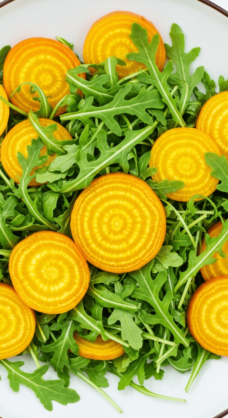 Golden Beet and Arugula Salad