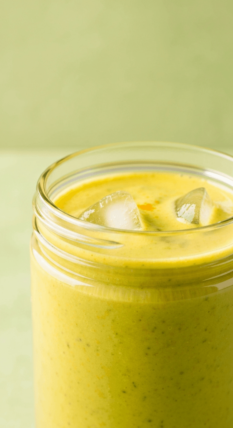 Turmeric Avocado Glow Smoothie