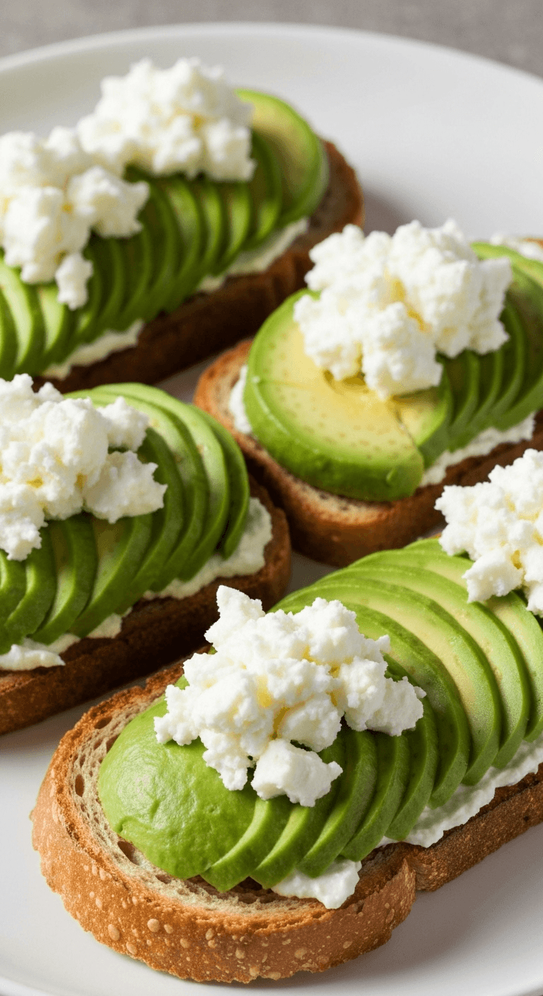 Avocado toast with whipped feta