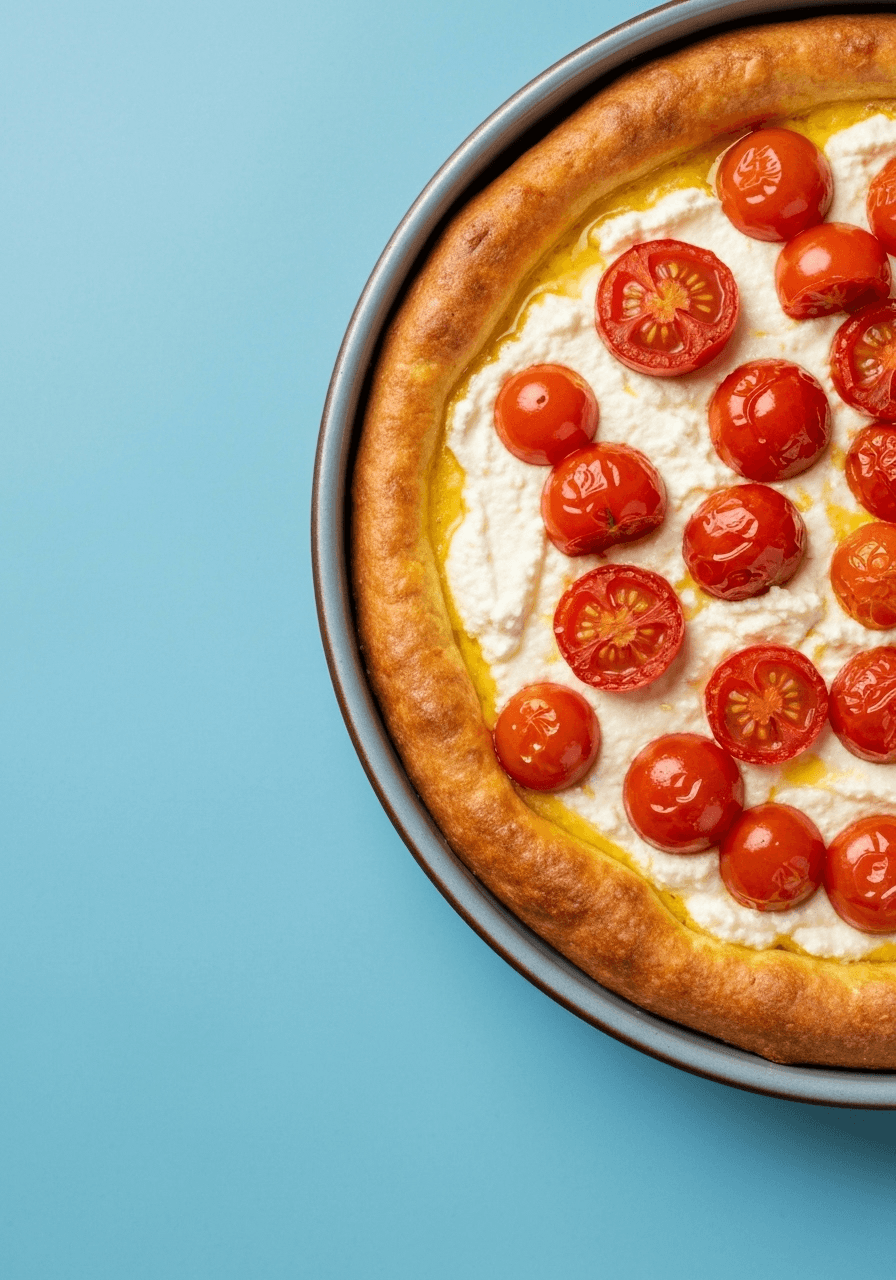 Baked Ricotta with Roasted Cherry Tomatoes
