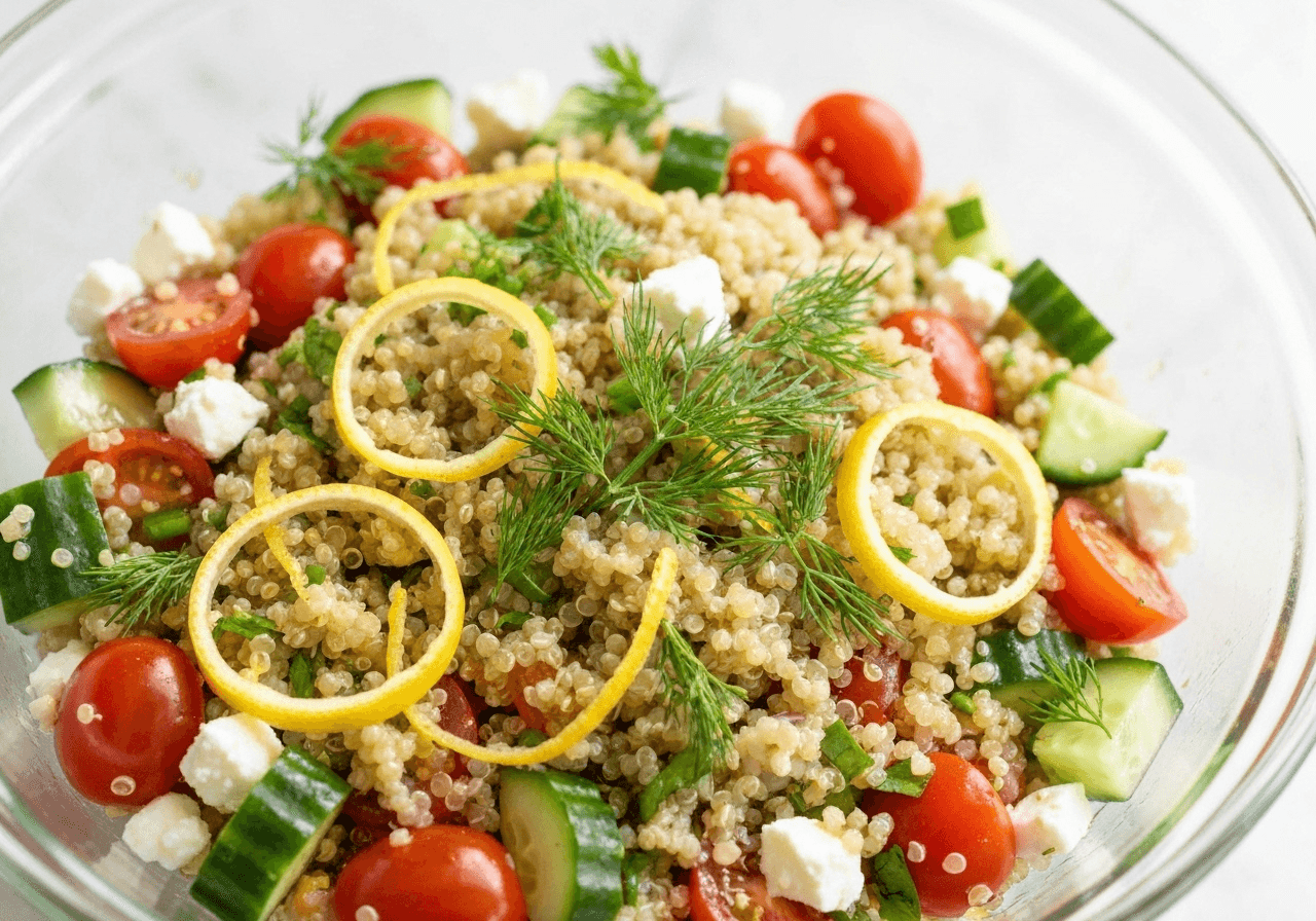 Lemon Herb Quinoa Salad