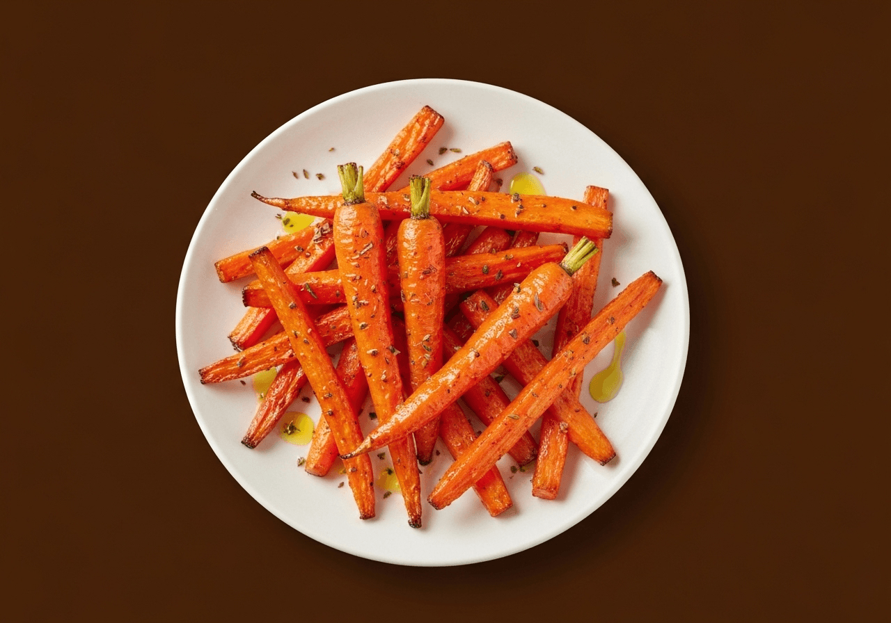 Spicy Roasted Carrot Sticks