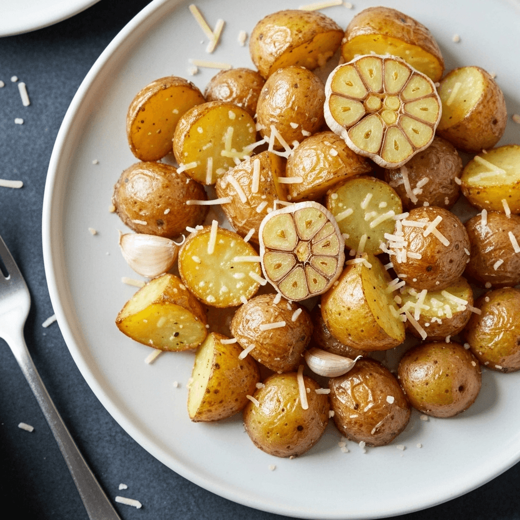Garlic Parmesan Roasted Potatoes