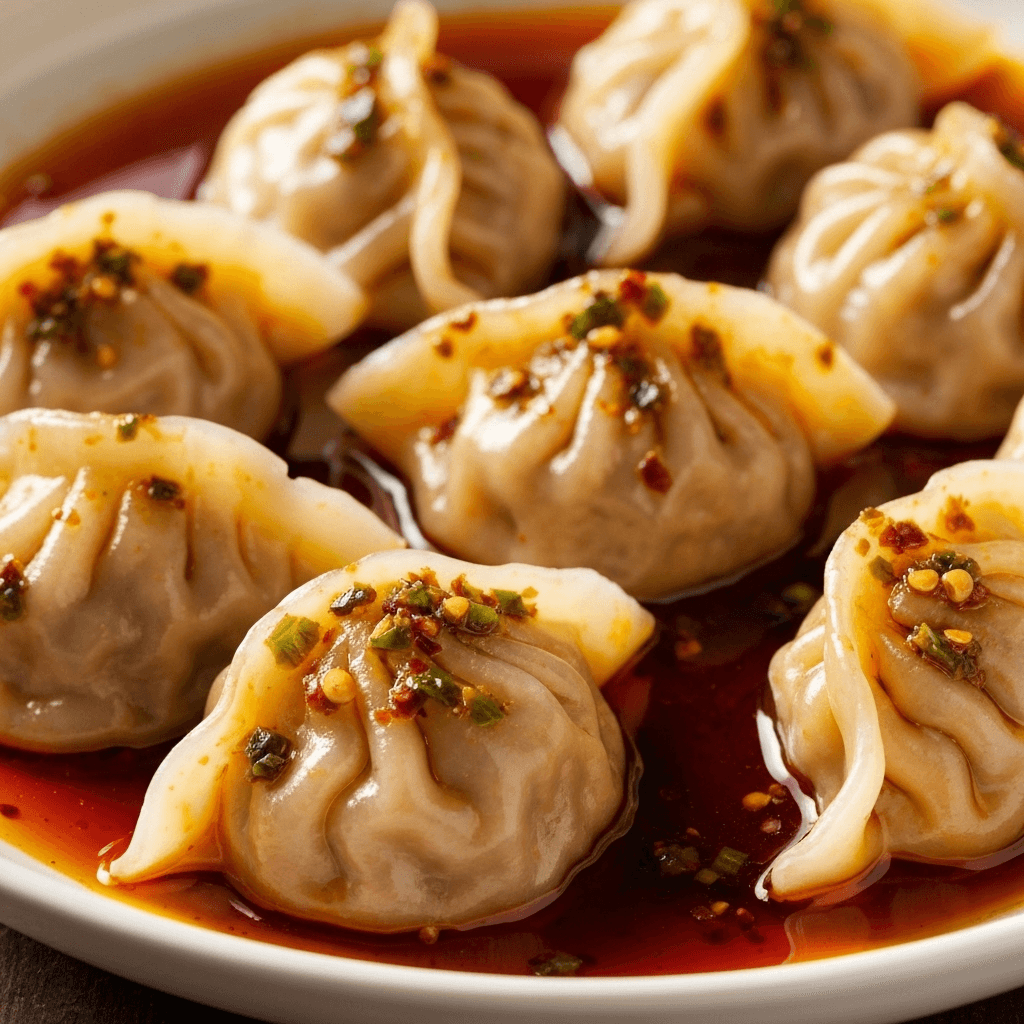 Sichuan Spicy Dumplings