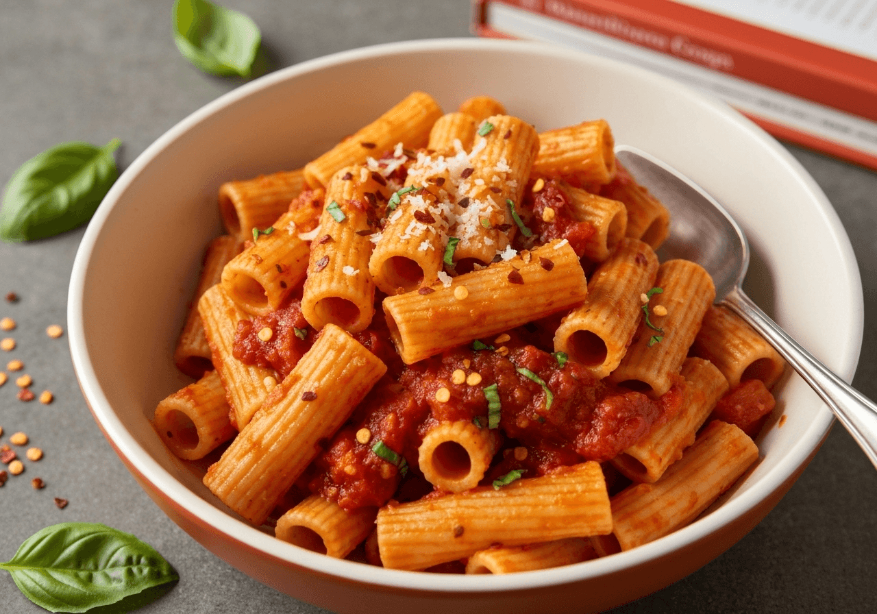 Spicy Arrabiata Rigatoni
