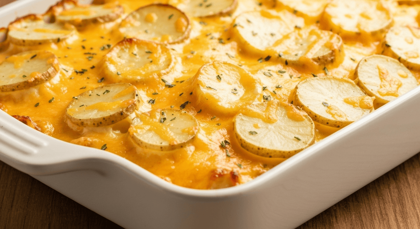 Cheesy Potato Casserole Meal Prep