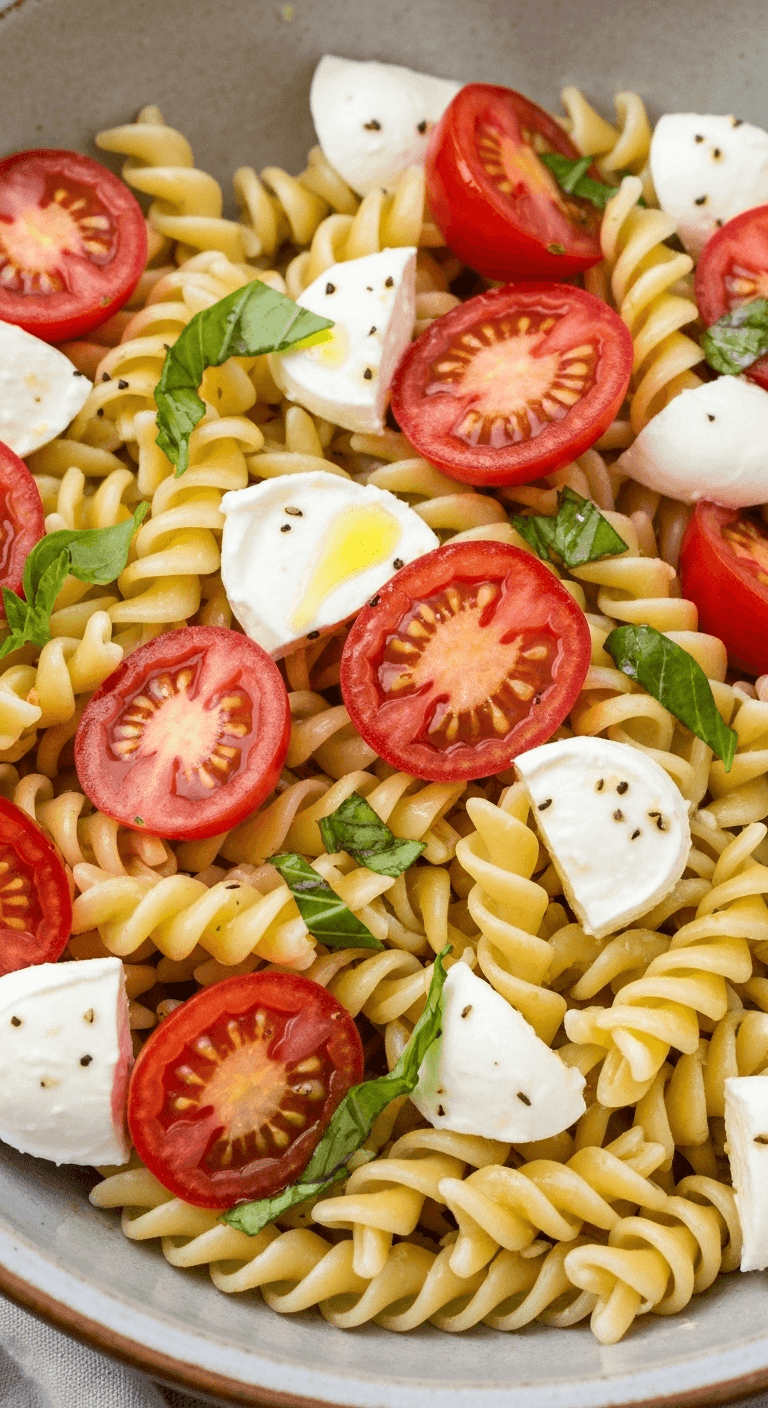 Caprese Pasta Salad Bowl