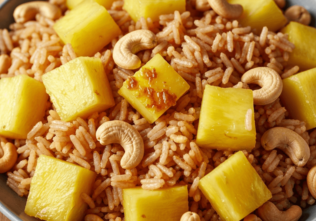 Pineapple Fried Rice with Cashews