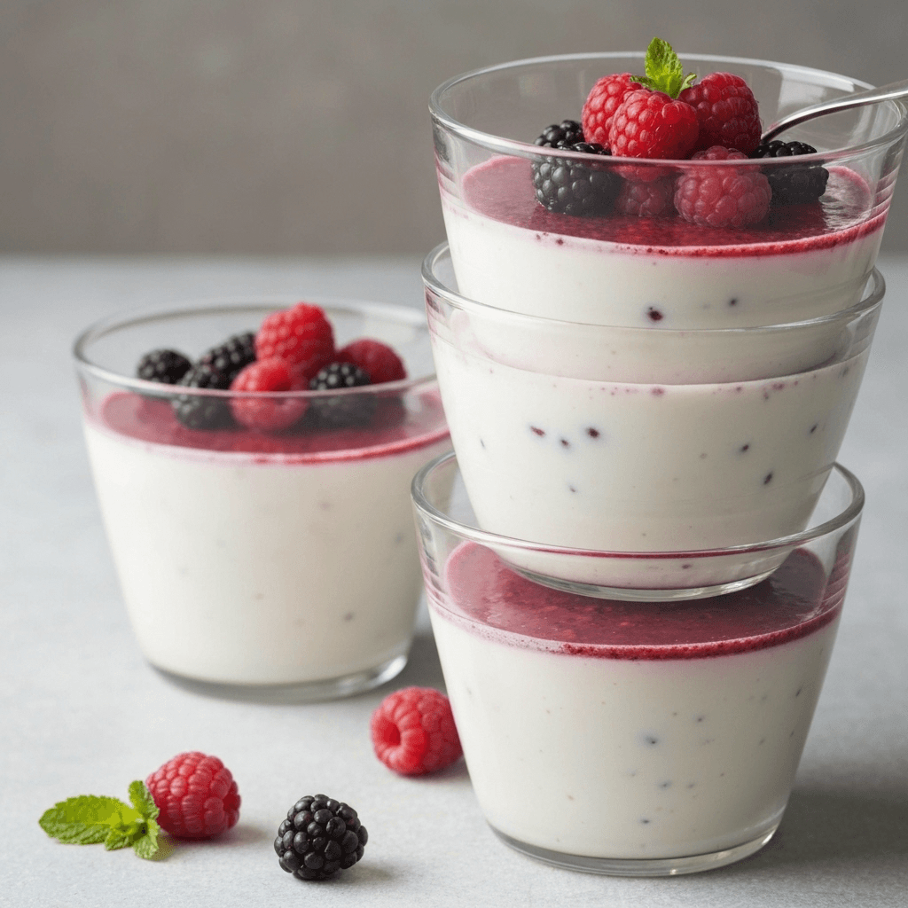 Fresh Berry Panna Cotta