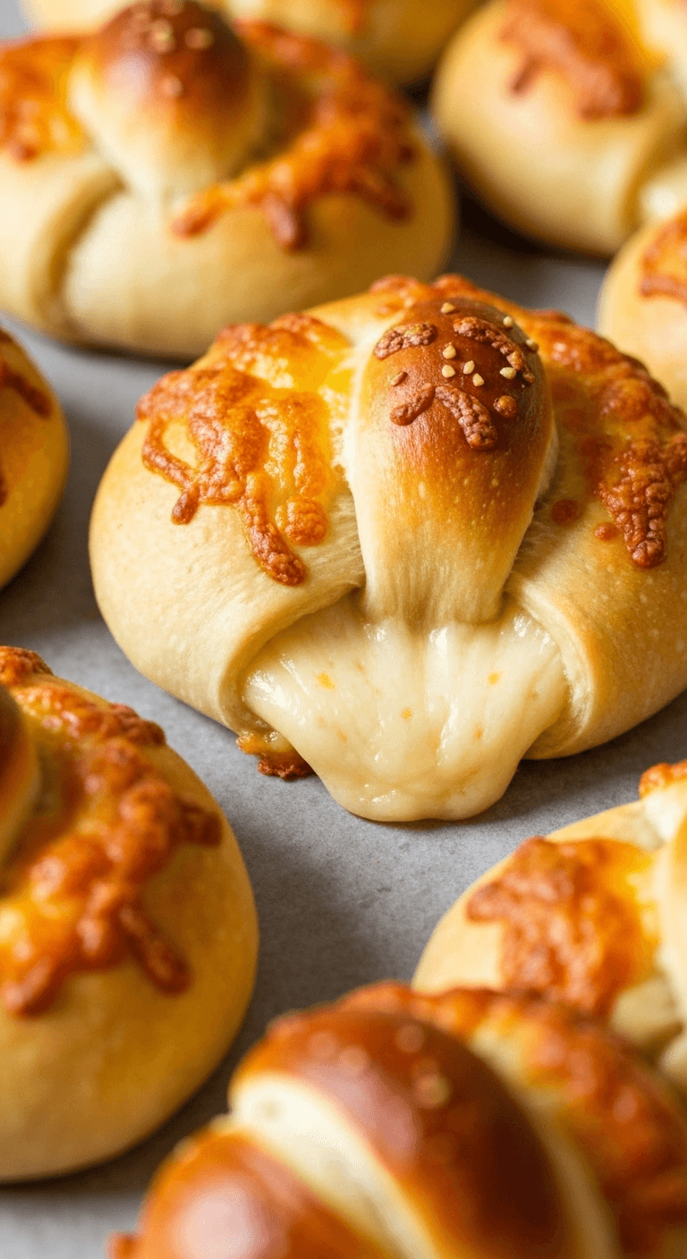 Cheesy Pretzel Bites