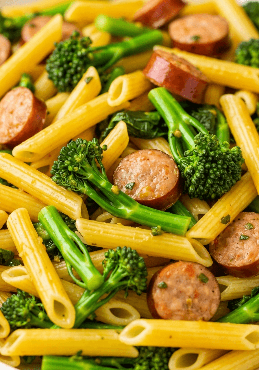 Spicy Sausage and Broccoli Rabe Pasta