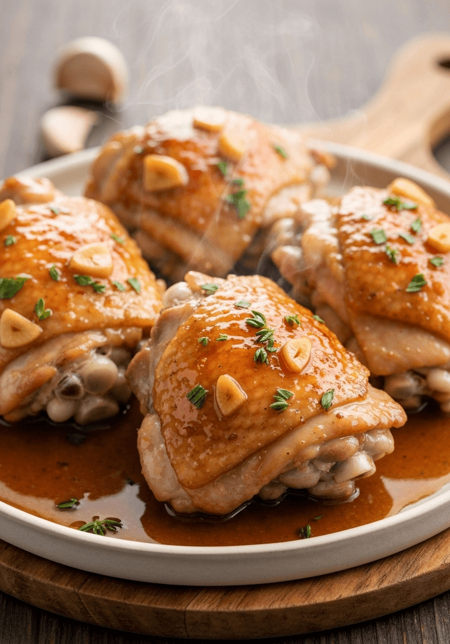 Honey Garlic Chicken Thighs