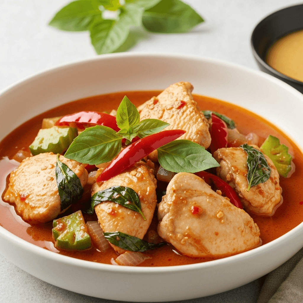 Spicy Thai Basil Chicken