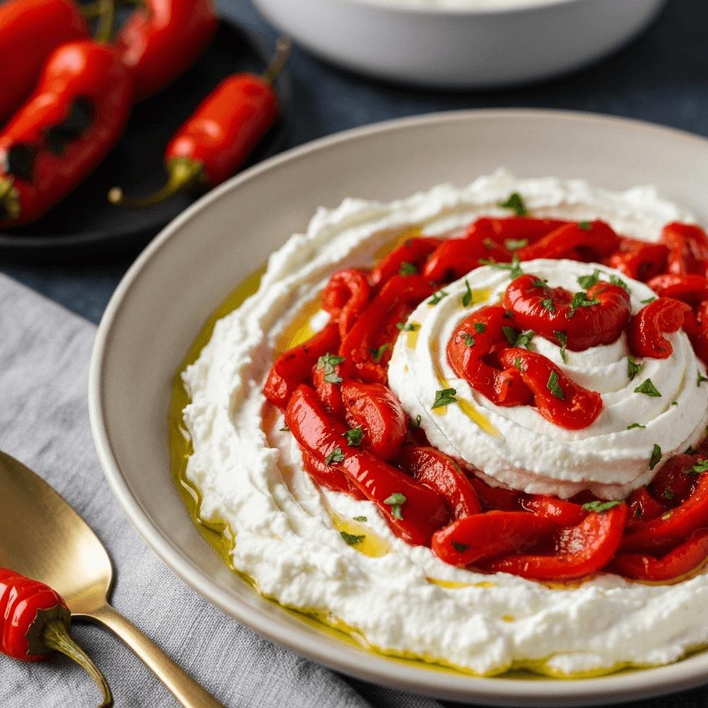 Whipped Feta with Roasted Red Peppers
