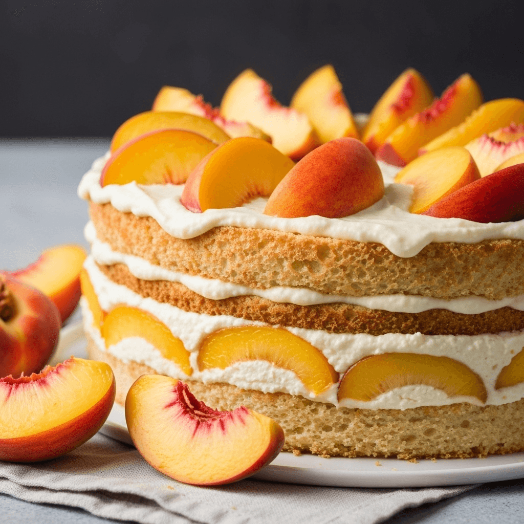 Peach Ricotta Cake