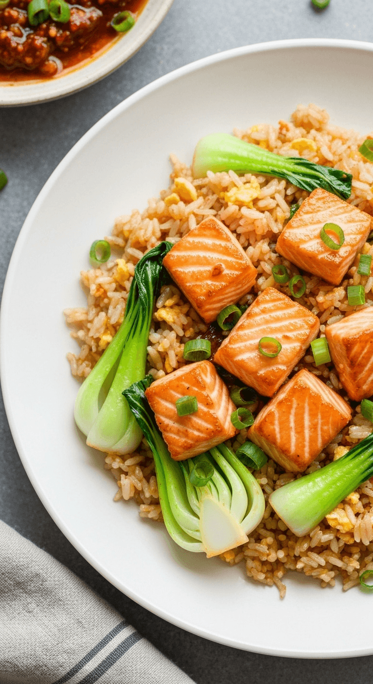 Sichuan Salmon Fried Rice