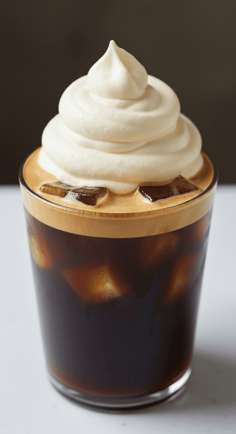 Whipped Dalgona Coffee Affogato