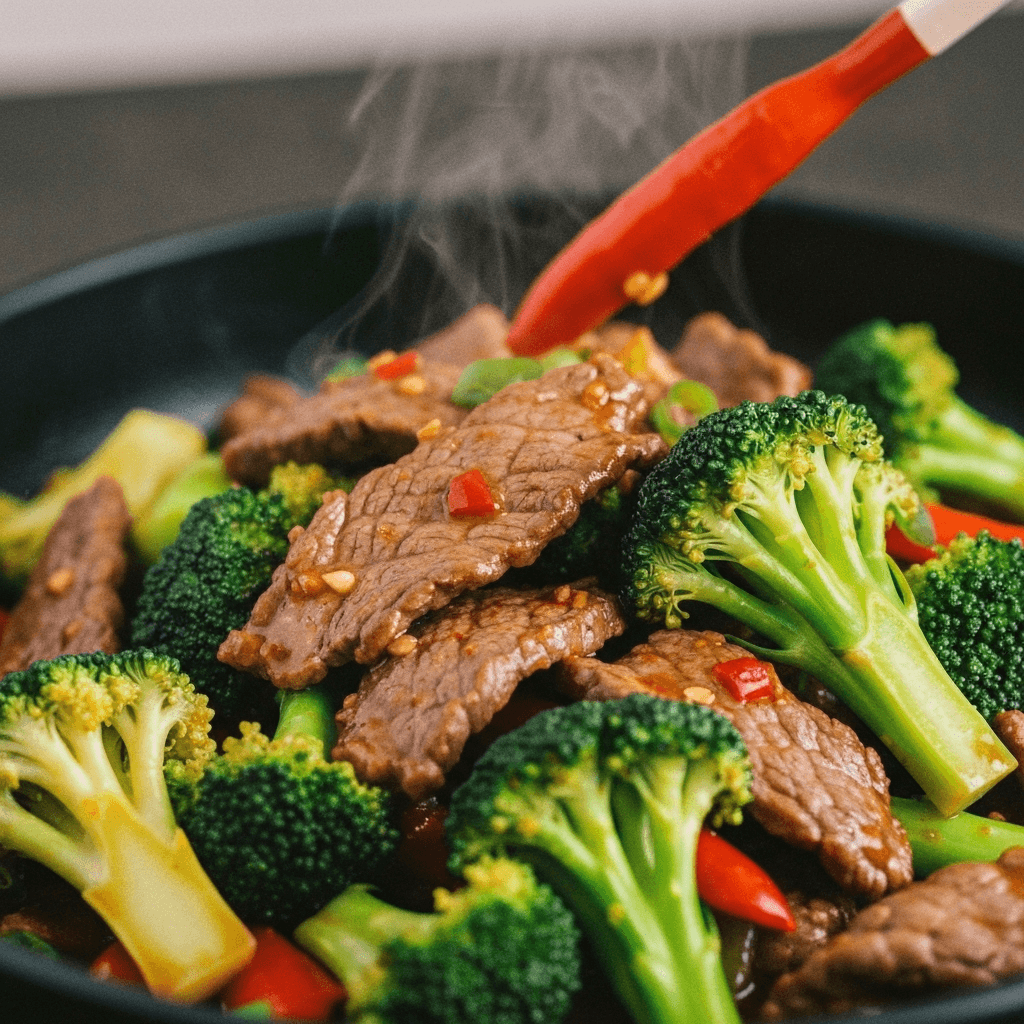 Spicy Beef and Broccoli Stir-Fry