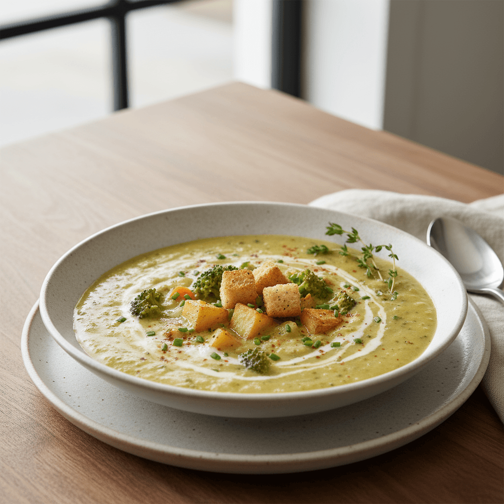 Creamy Broccoli and Potato Chowder