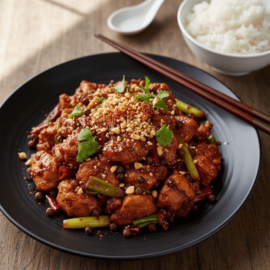 Sichuan Peppercorn Chicken Stir-Fry
