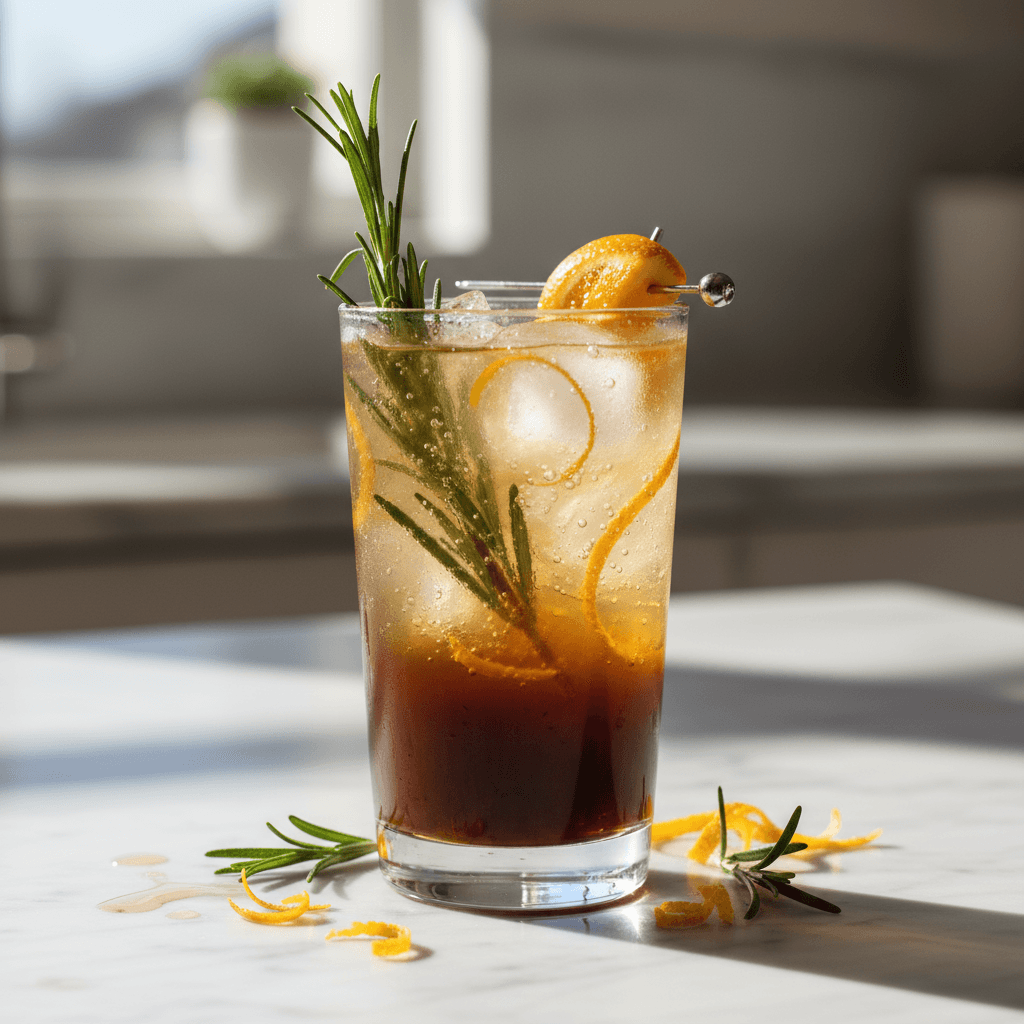 Rosemary Orange Zest Espresso Spritzer