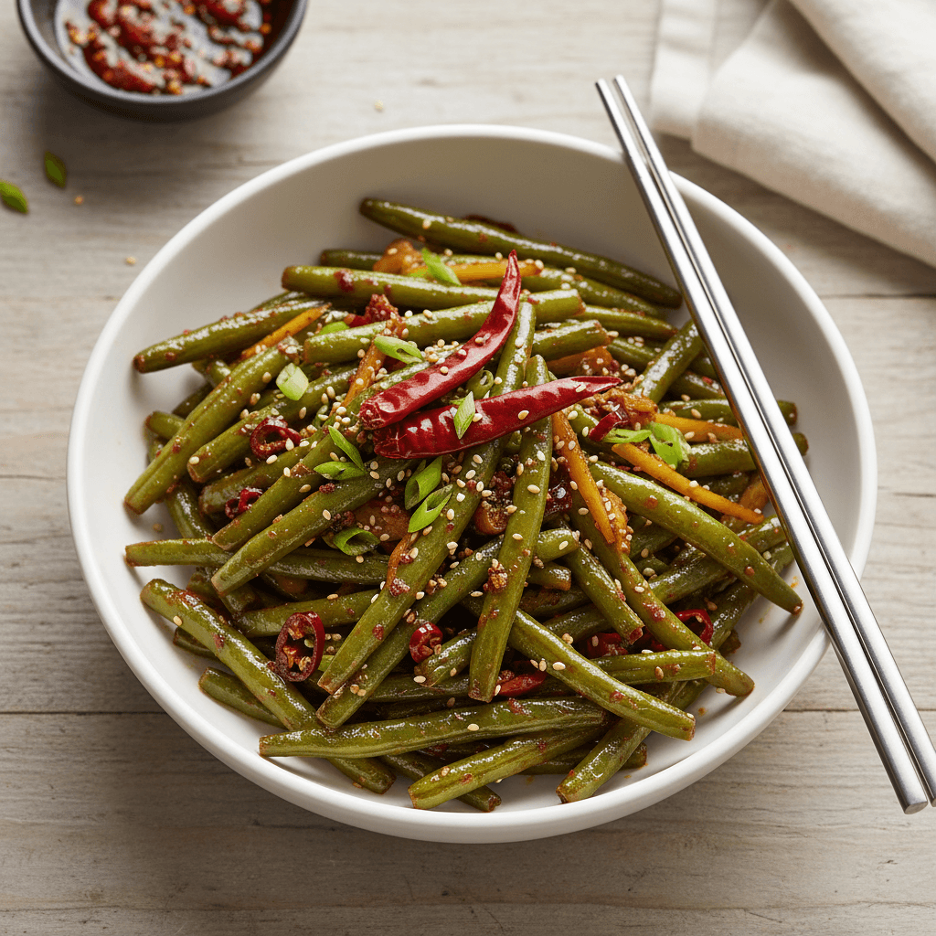 Spicy Szechuan Green Beans